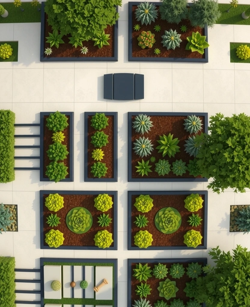 Analytical planting grid concept
